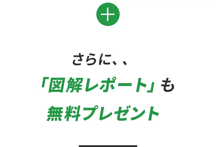 ”さらに、、
                                「図解レポート」も無料プレゼント！
                                